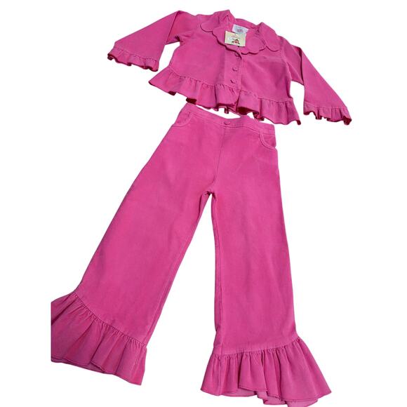 Pink adorable pants and jacket size 4T - Picture 2 of 6